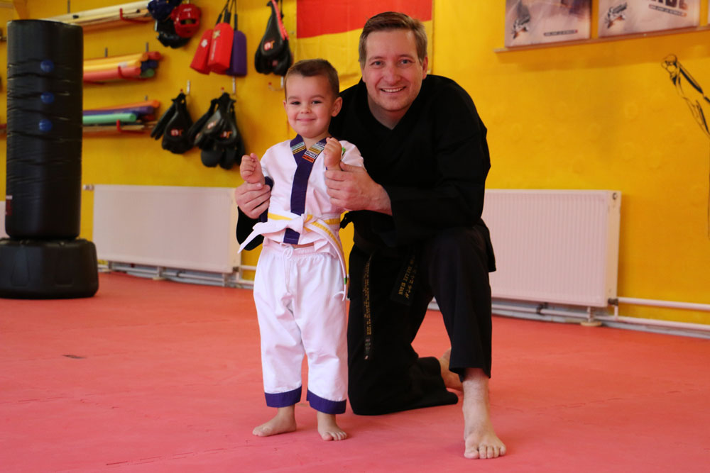 Training-Junge-klein